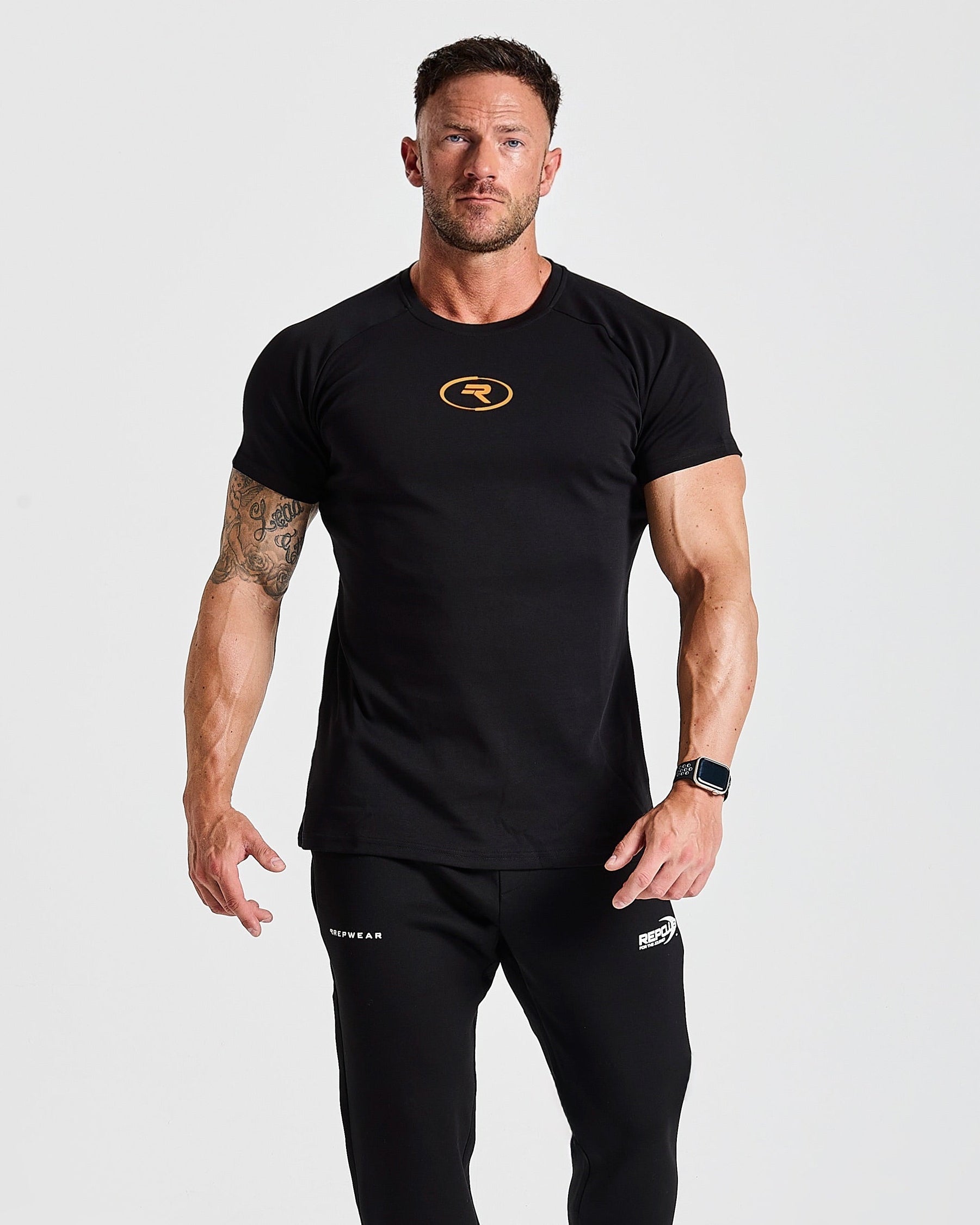Repwear Fitness Core TShirt Black/Orange