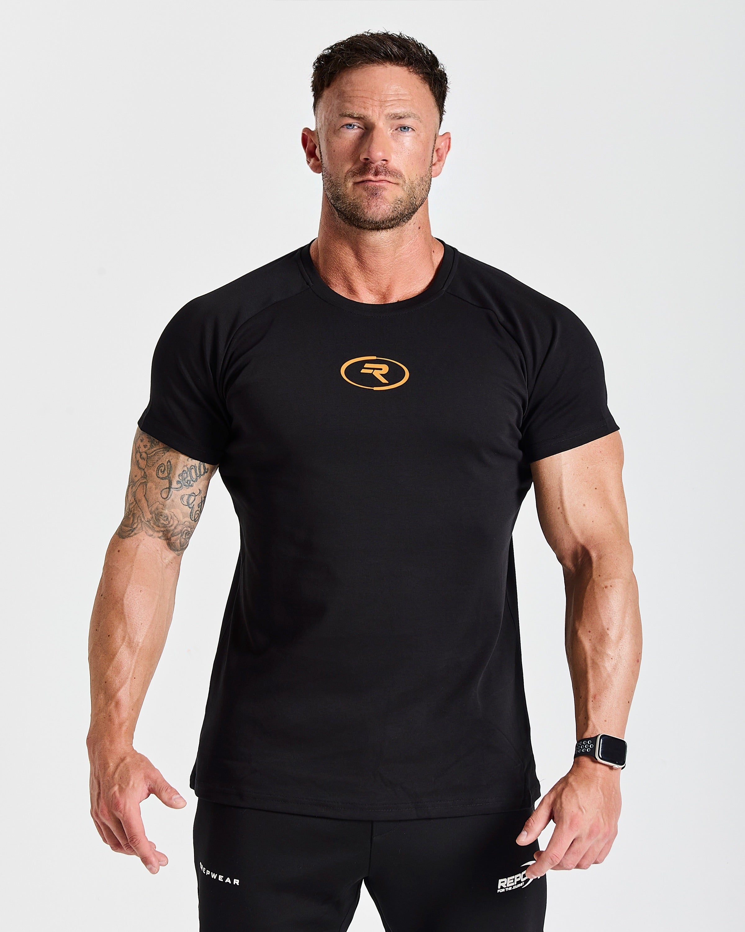 Repwear Fitness Core TShirt Black/Orange
