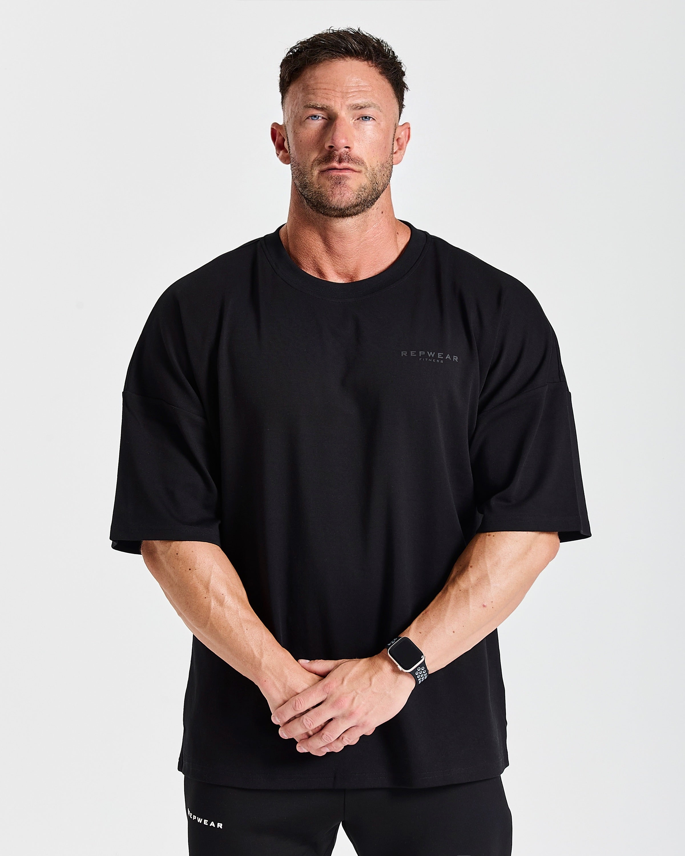 Repwear Fitness Signature V2 Oversized T-Shirt Black/Black