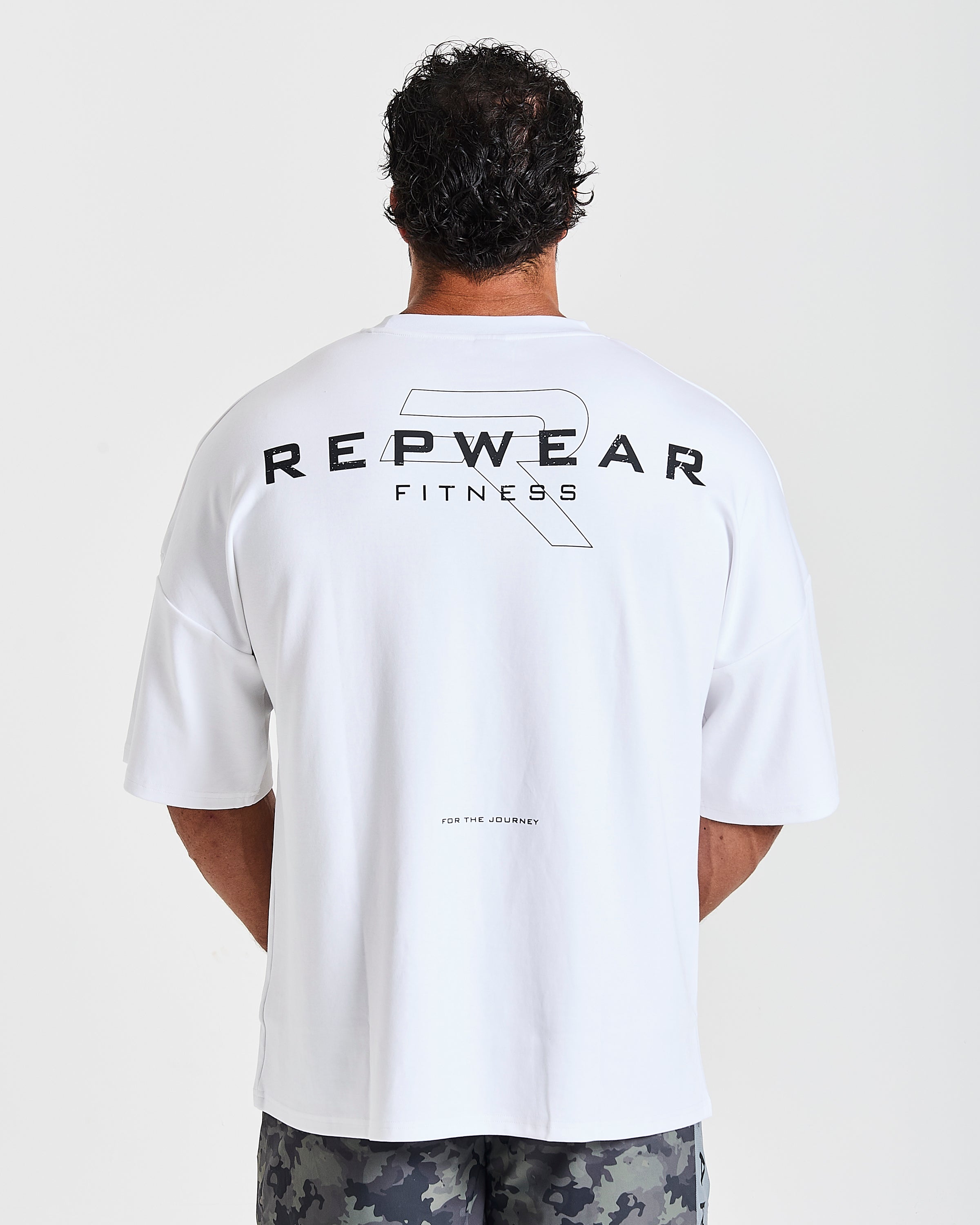 Repwear Fitness Signature V2 Oversized T-Shirt White
