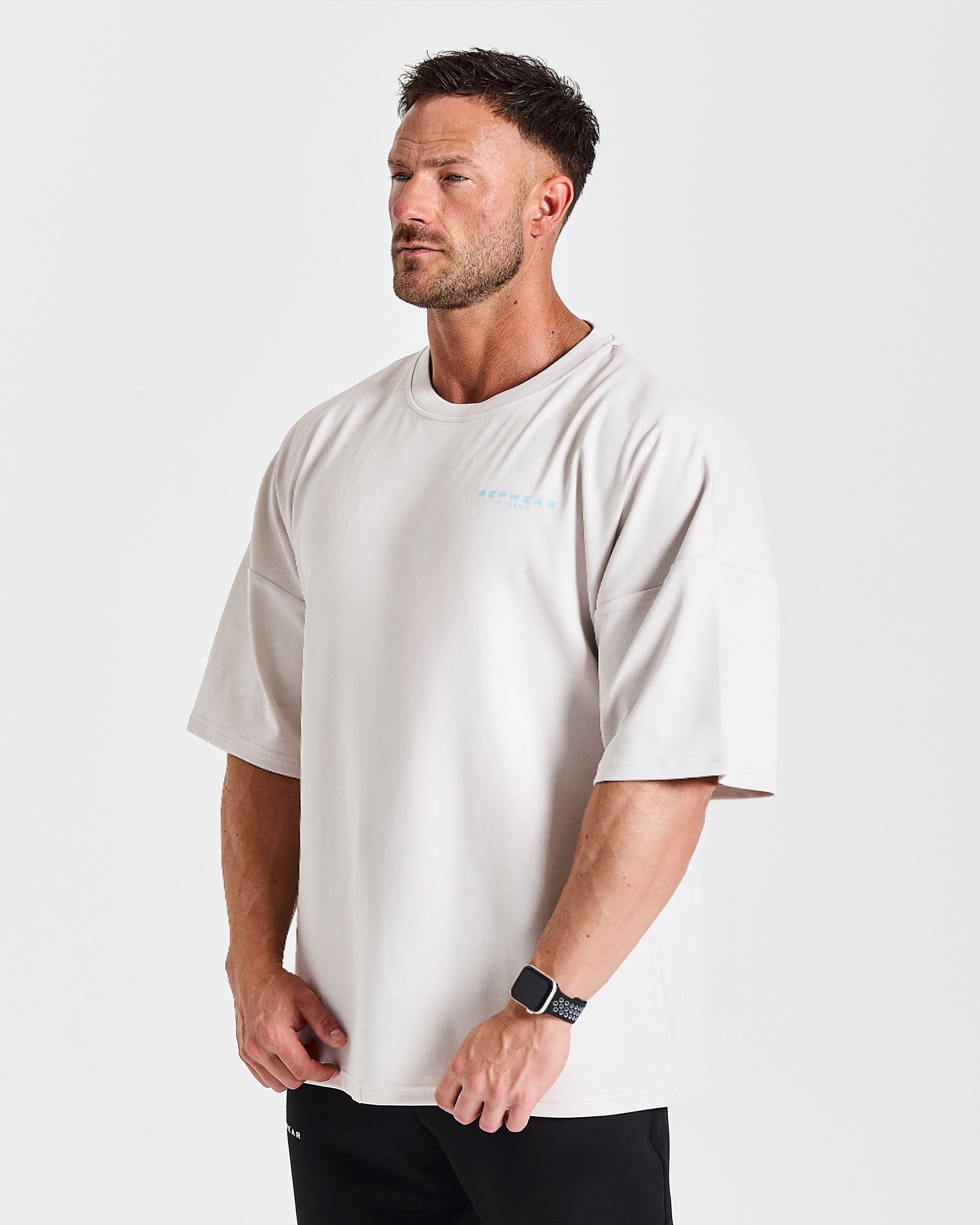 Repwear Fitness Signature V2 Oversized T-Shirt Grey