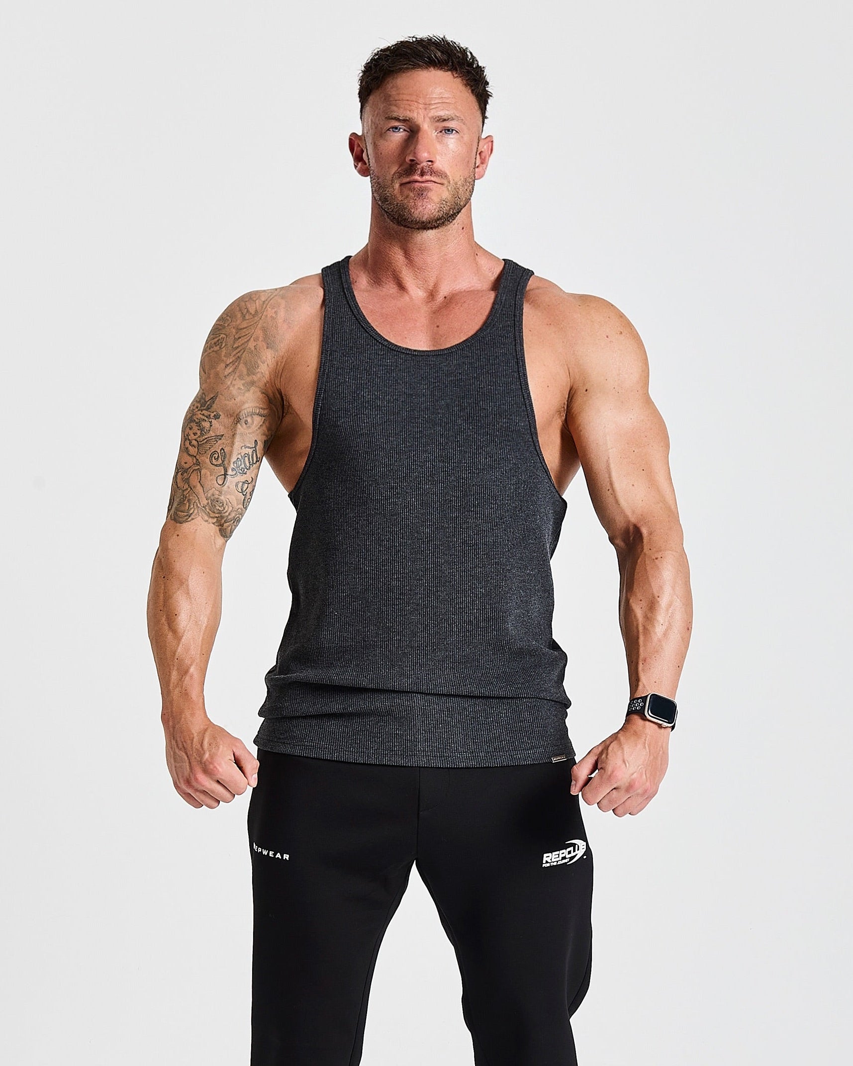Repwear Fitness Essentials Vest Dark Grey