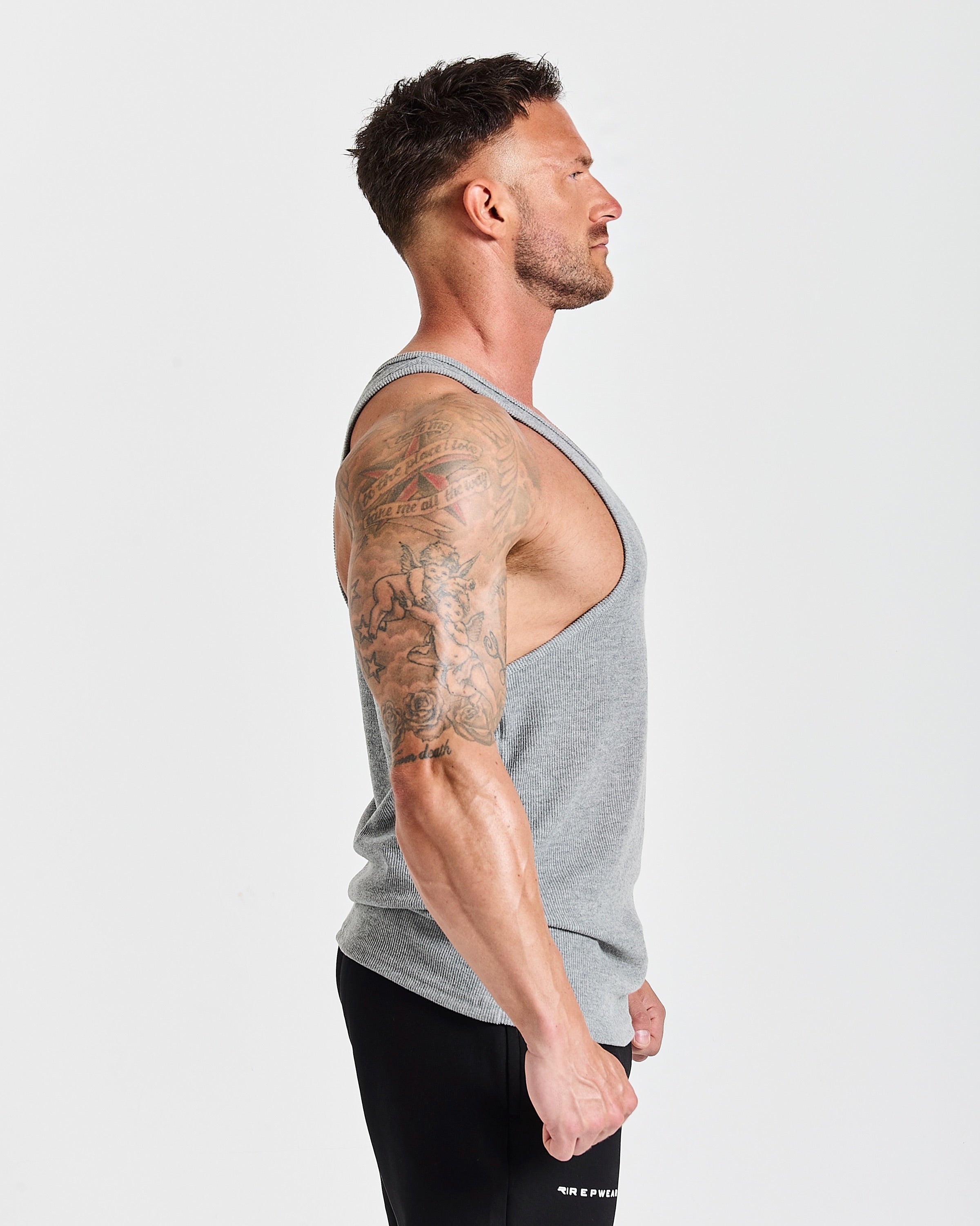 Repwear Fitness Essentials Vest Light Grey