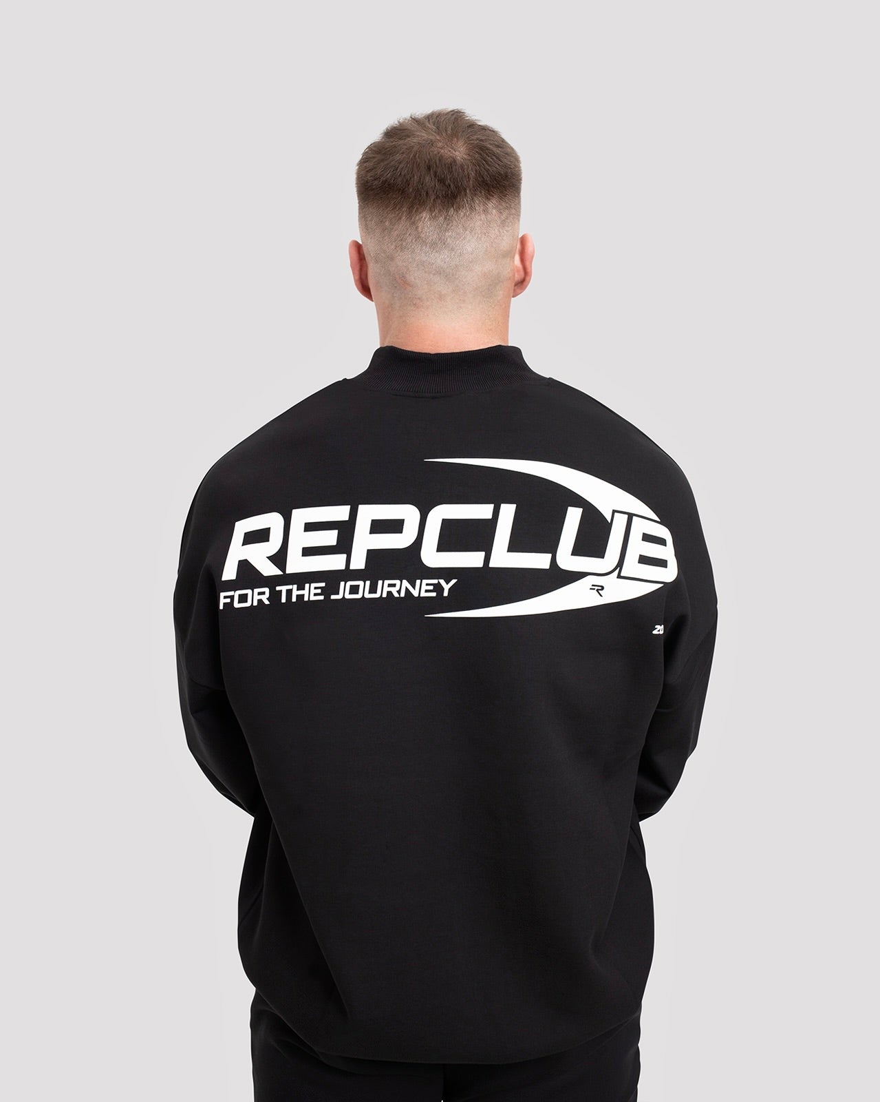 Repwear Fitness RepClub 3/4 Zip Jumper Black