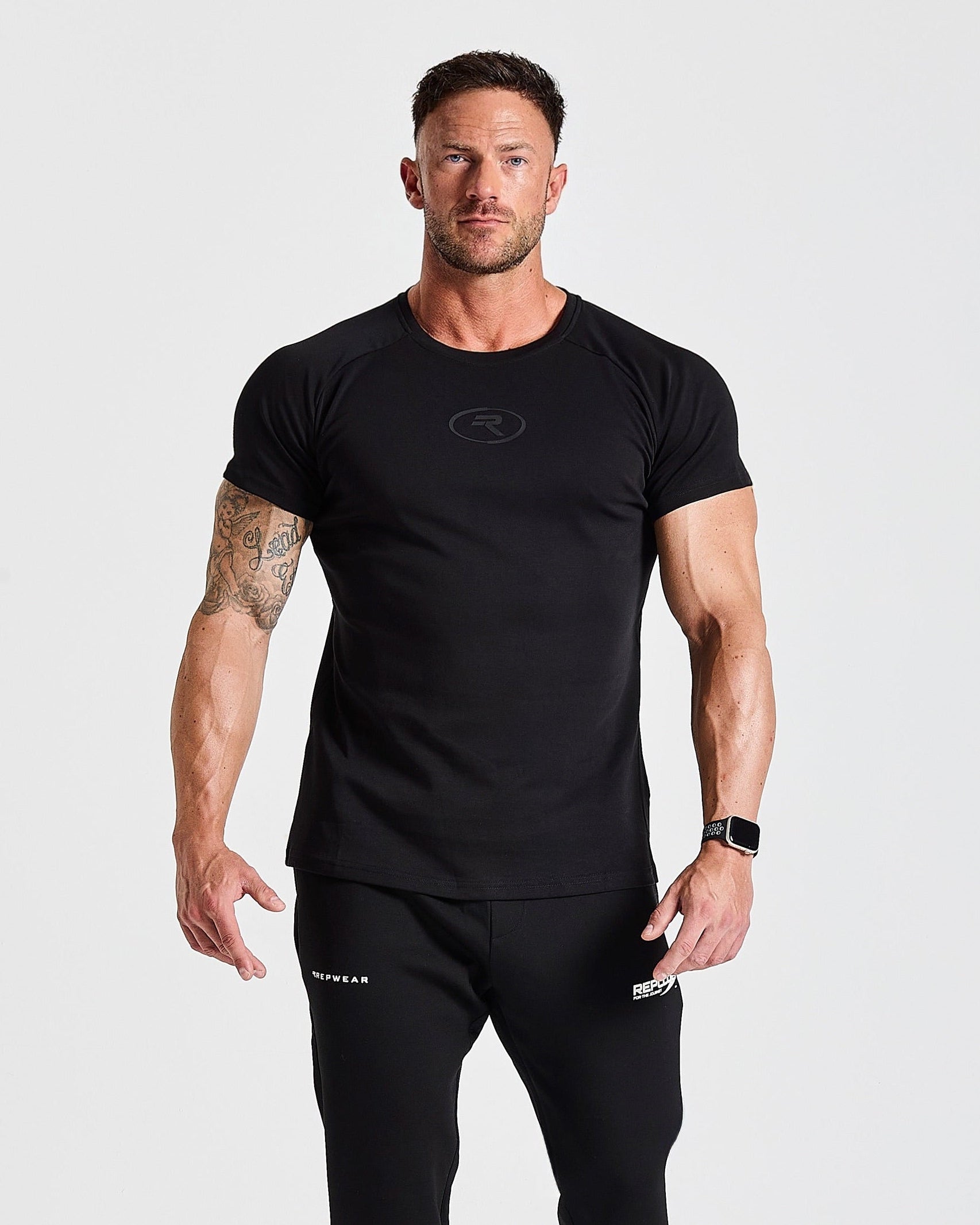 Repwear Fitness Core TShirt Black/Black