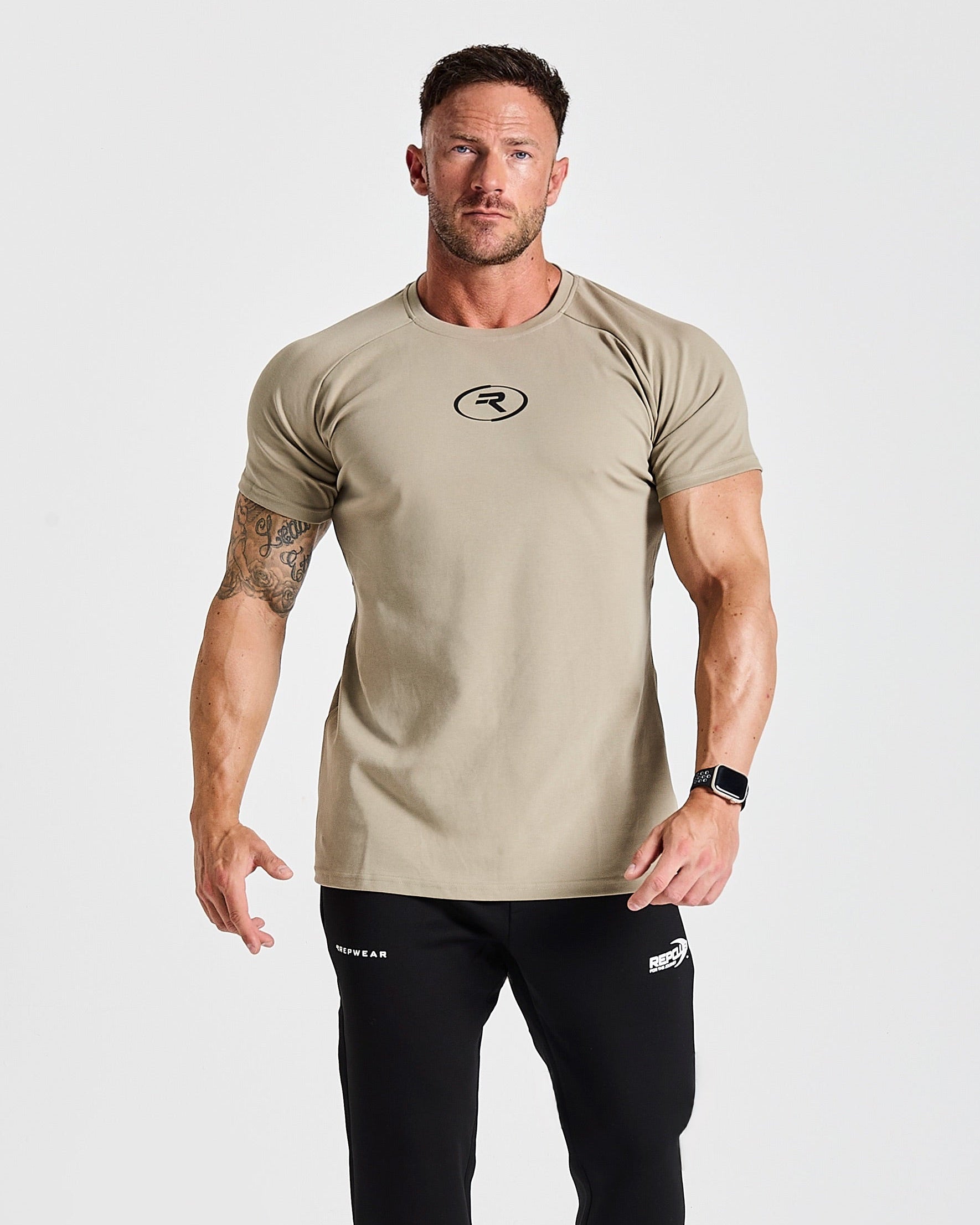 Repwear Fitness Core TShirt Khaki