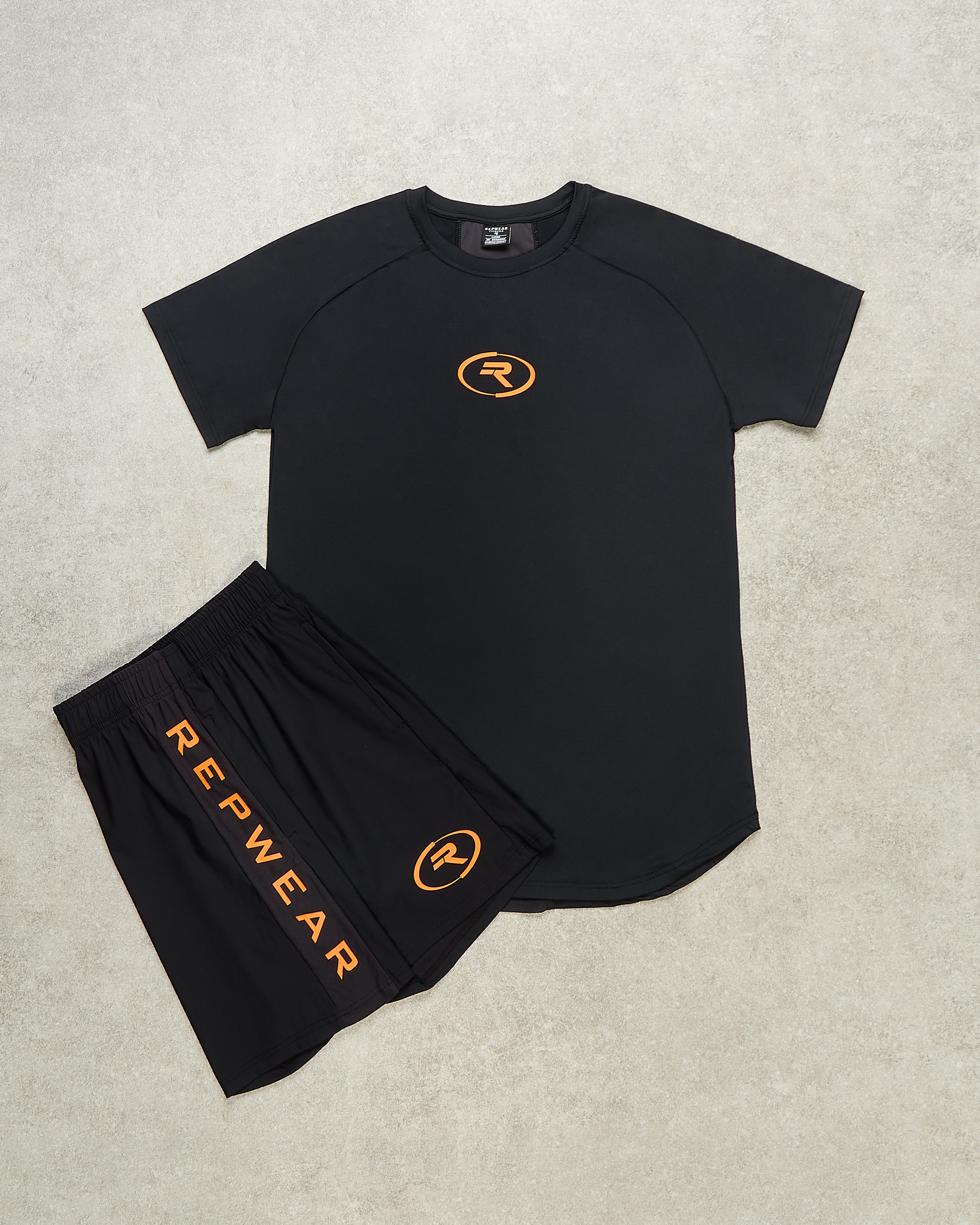 Repwear Fitness Signature V2 Twin Set Black - Repwear Fitness