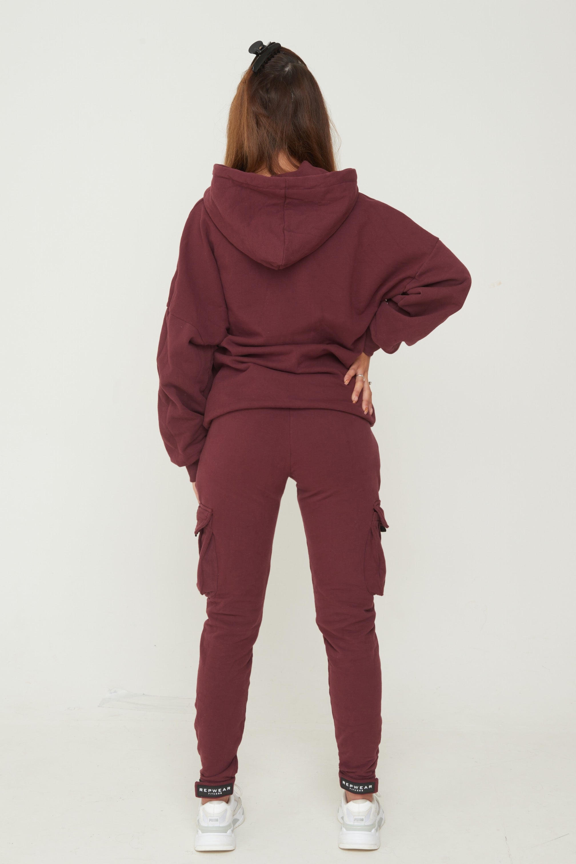 Repwear Fitness Signature Cargo Bottoms Burgundy