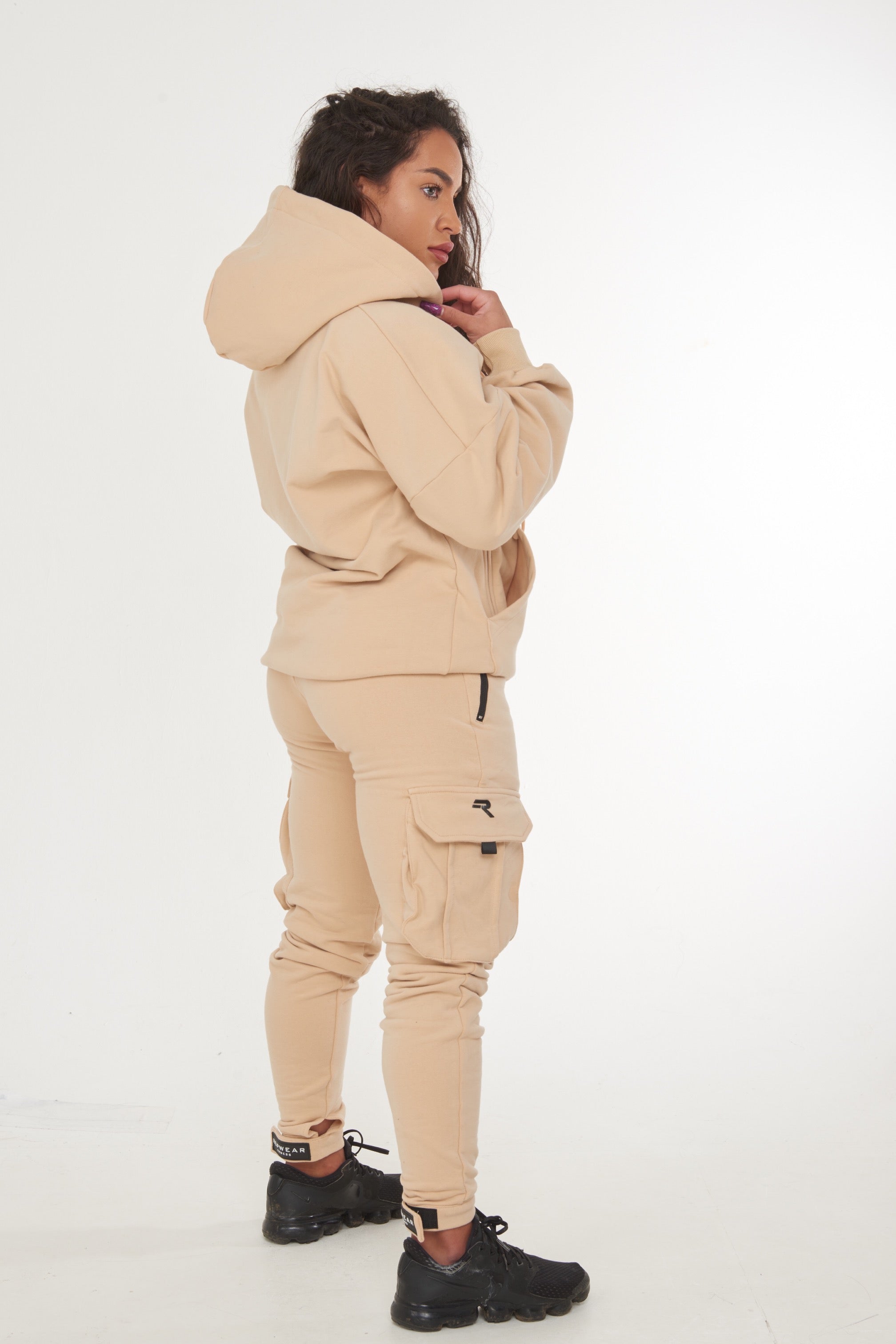 Repwear Fitness Signature Oversized Hoodie Sand