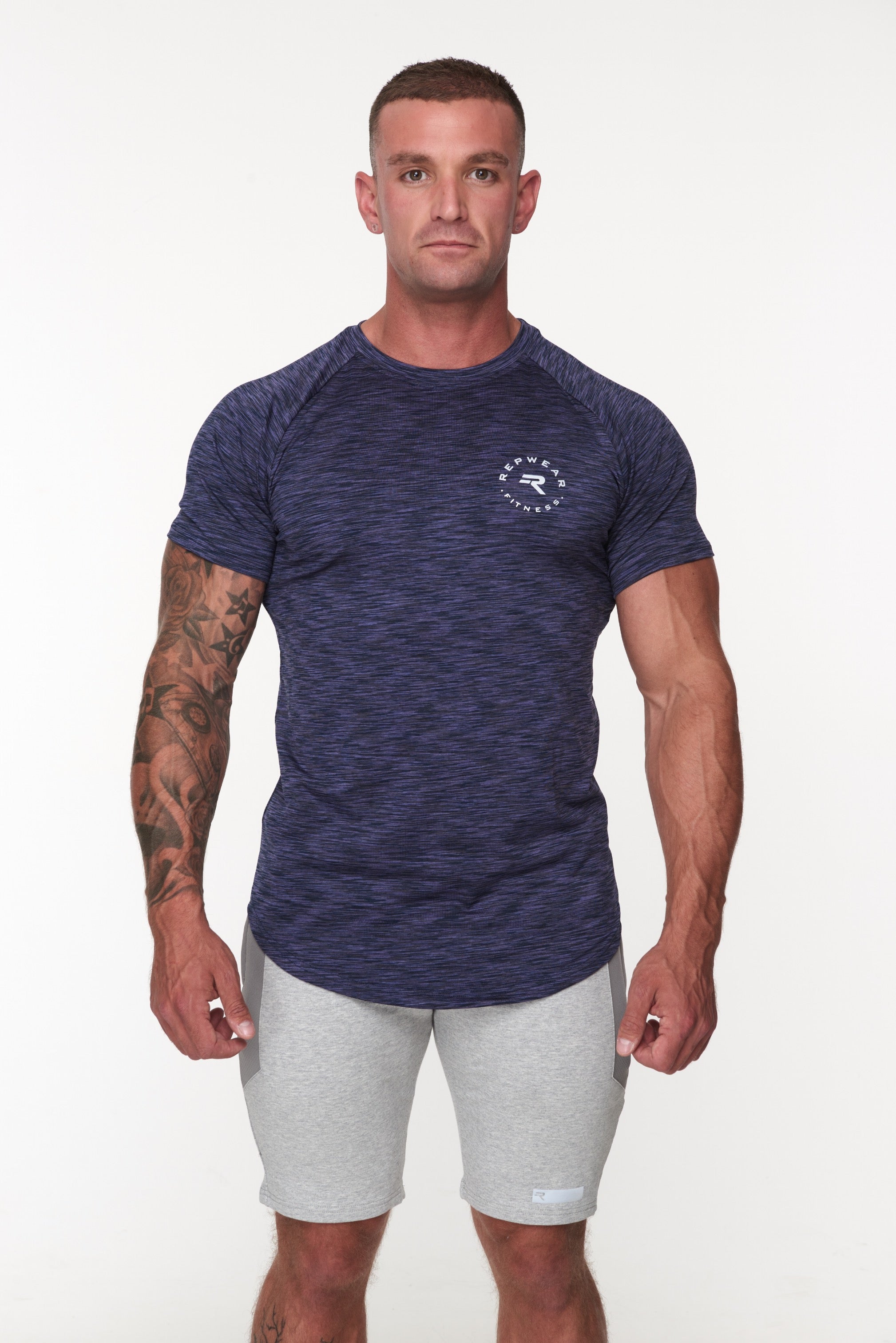 Repwear Fitness Triblend V2 TShirt Blue