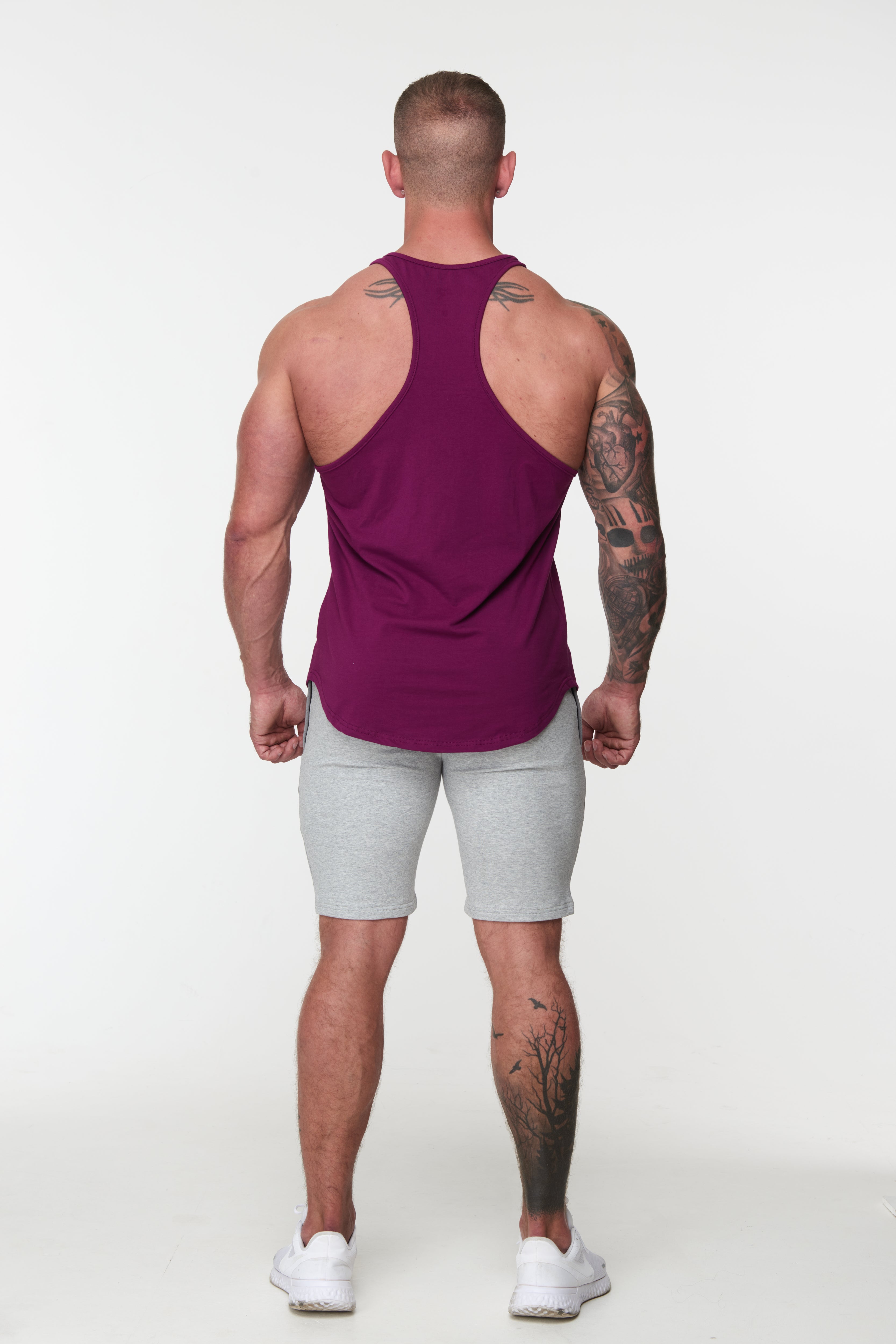 Repwear Fitness Signature Stringer Plum - Repwear Fitness