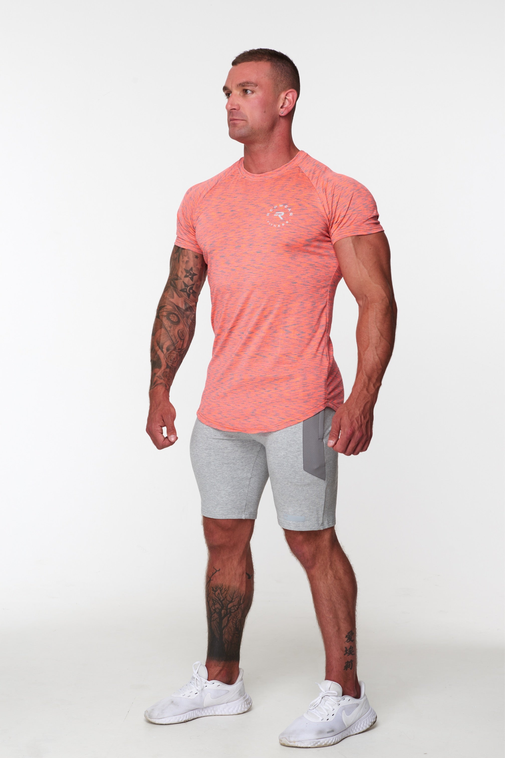 Repwear Fitness Triblend V2 TShirt Coral