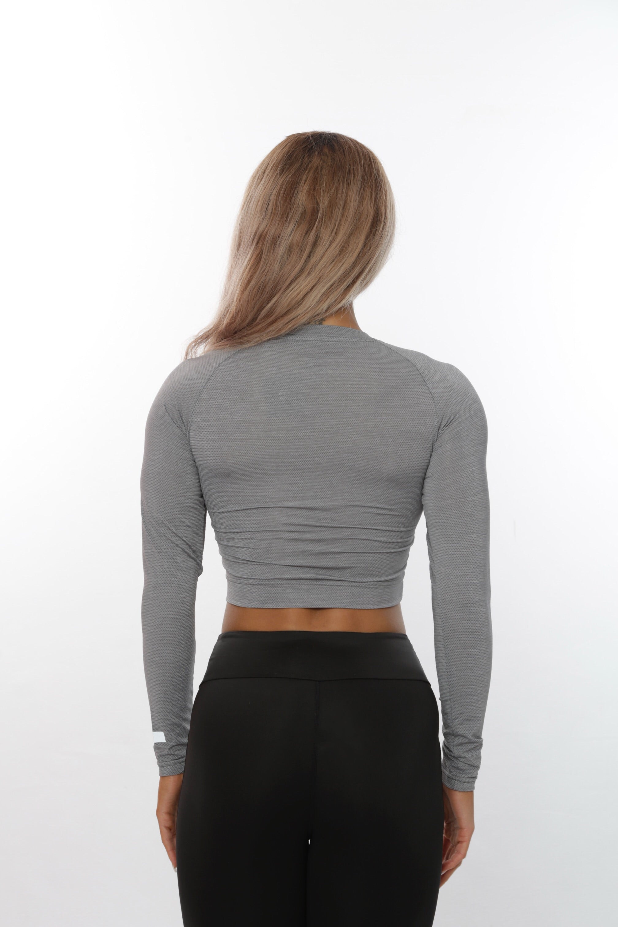 Repwear Fitness HyperFuse Cropped LongSleeve Grey - Repwear Fitness