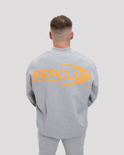Repwear Fitness RepClub 3/4 Zip Jumper Grey/Orange