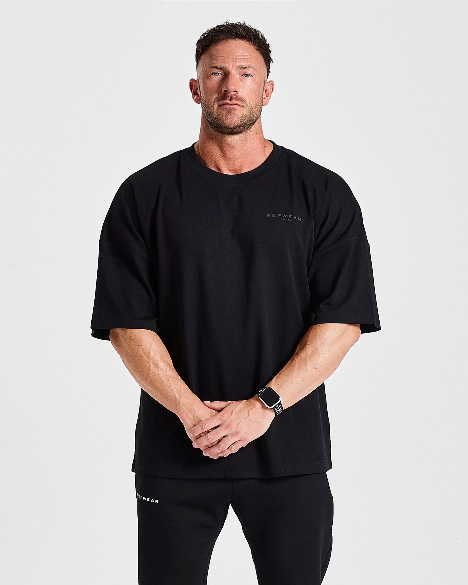 Repwear Fitness Signature V2 Oversized T-Shirt Black/Black