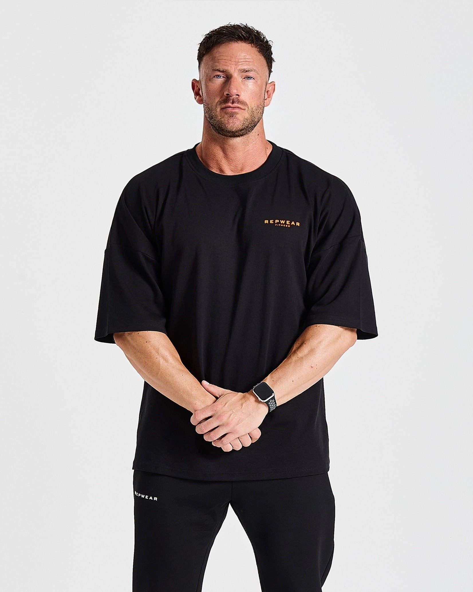 Repwear Fitness Signature V2 Oversized T-Shirt Black/Orange