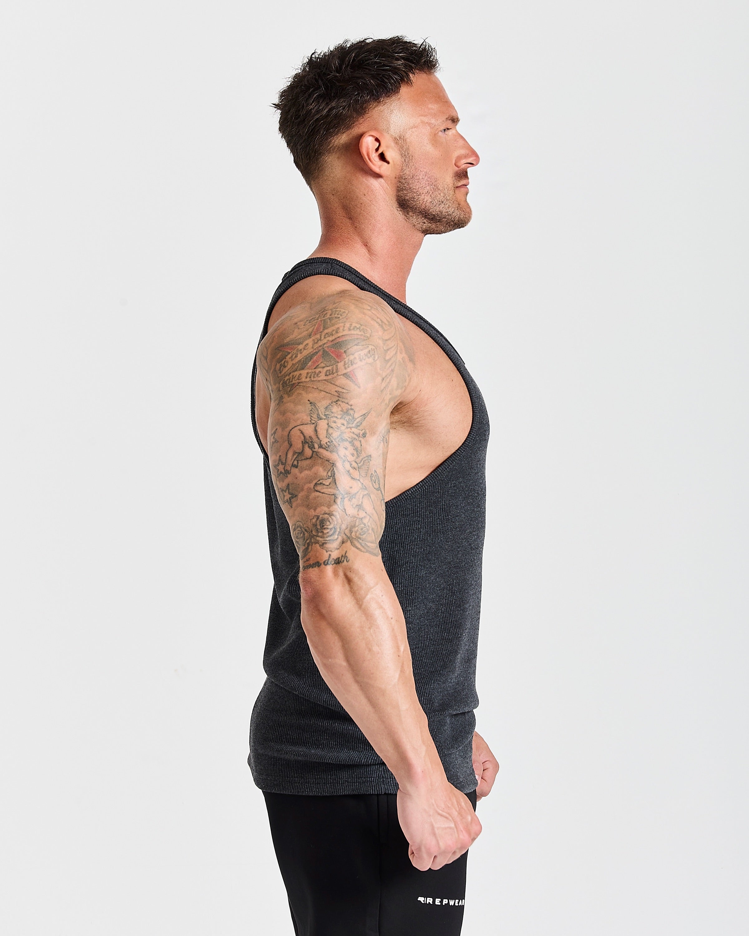 Repwear Fitness Essentials Vest Dark Grey