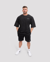 Repwear Fitness Oversized Acid Wash T-Shirt V2 Black/white