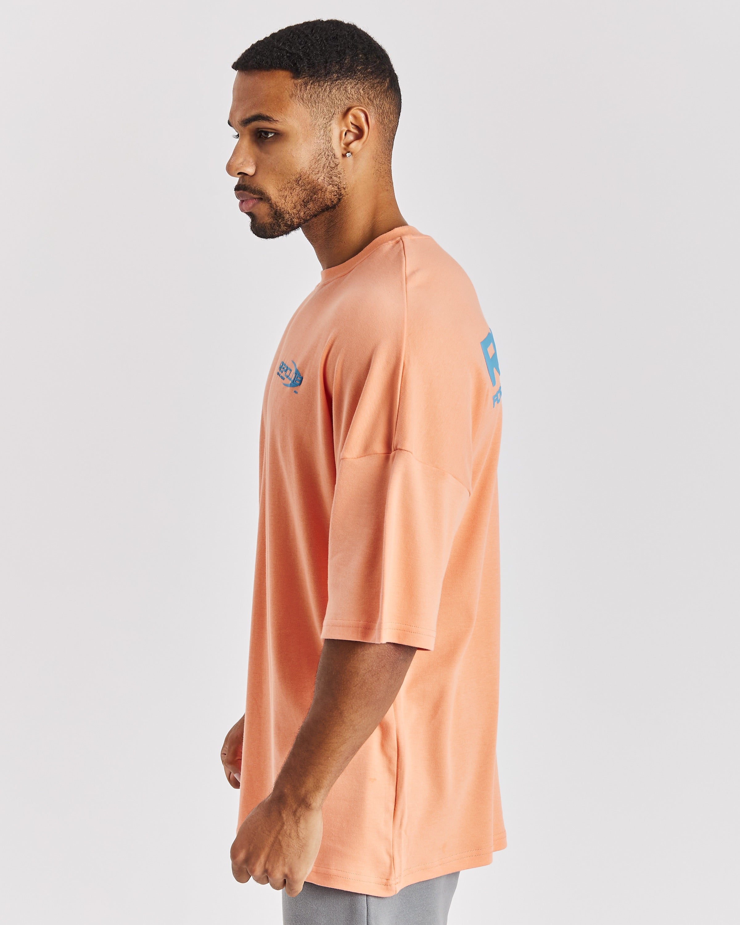 RepClub Oversized T-Shirt Salmon