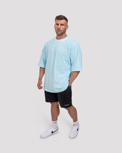Repwear Fitness Oversized Acid Wash T-Shirt V2 Blue
