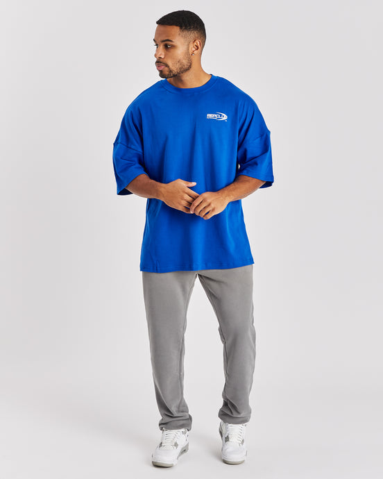 RepClub Oversized T-Shirt Blue