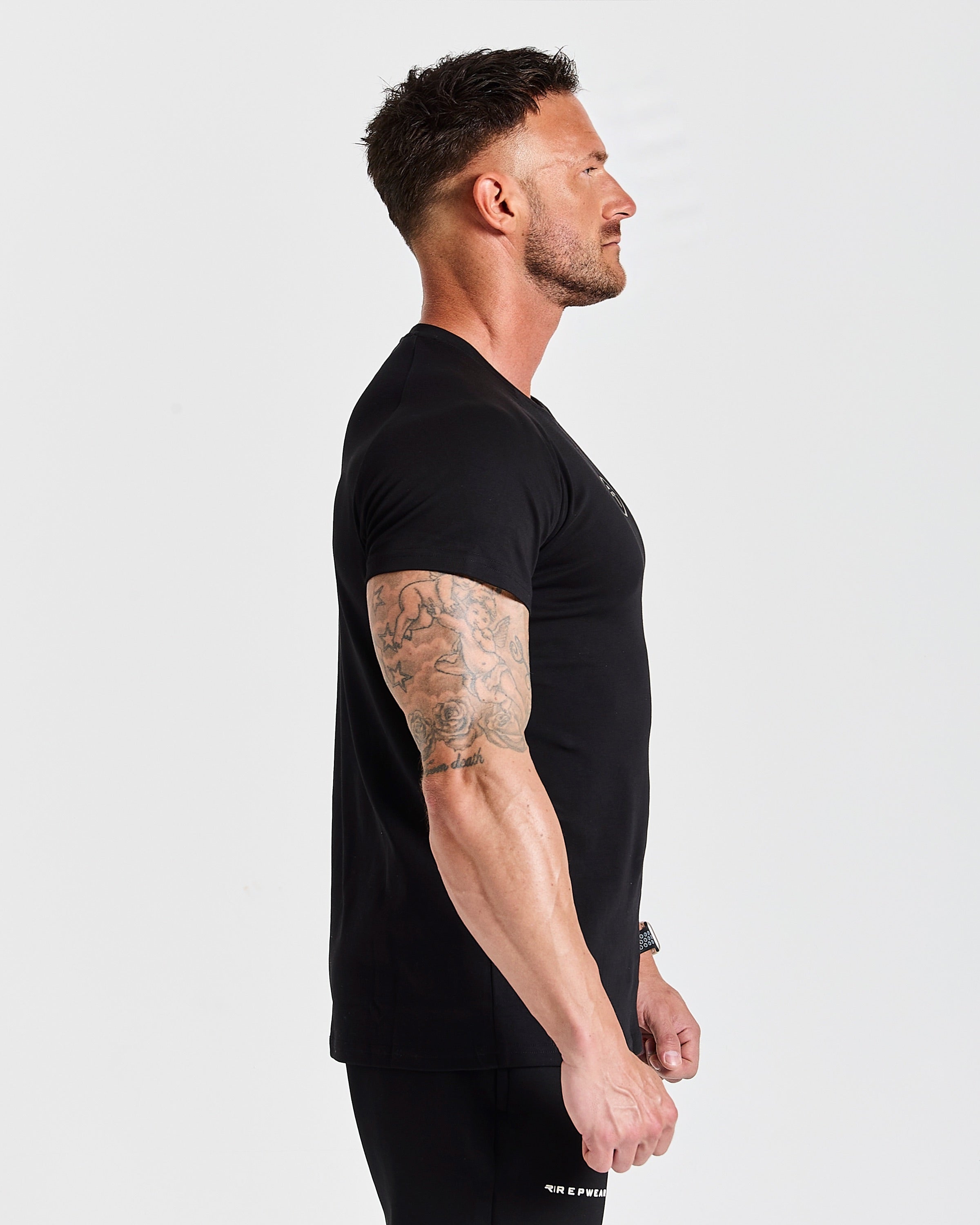 Repwear Fitness Core TShirt Black/Black