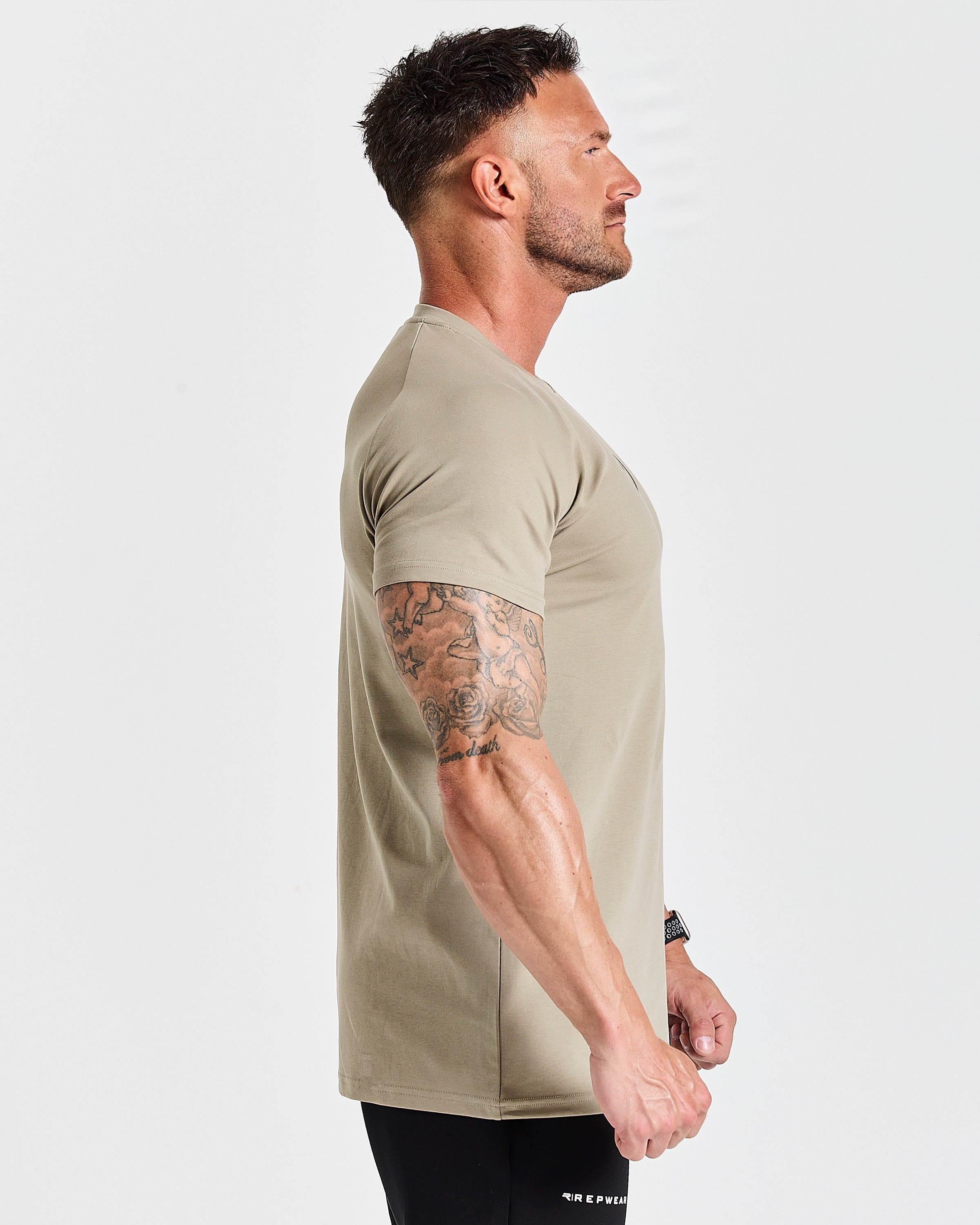 Repwear Fitness Core TShirt Khaki