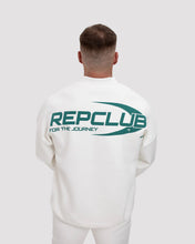Repwear Fitness RepClub 3/4 Zip Jumper White/Asparagus
