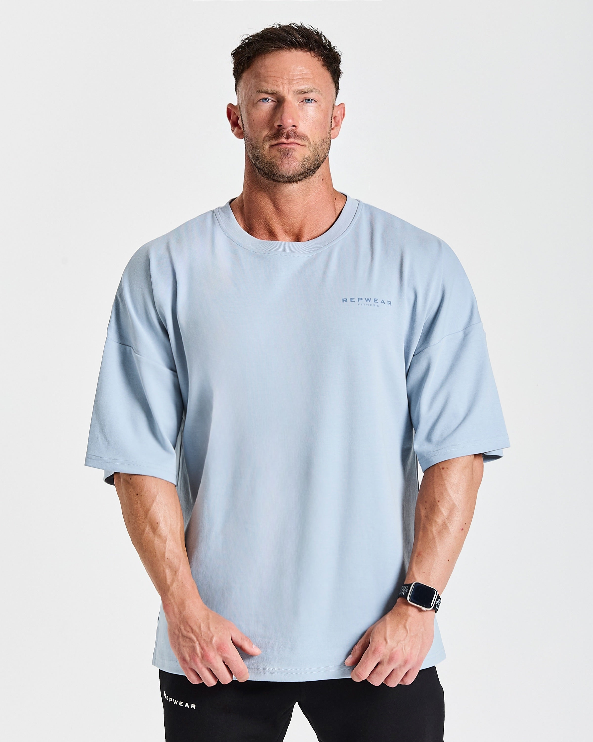 Repwear Fitness Signature V2 Oversized T-Shirt Blue