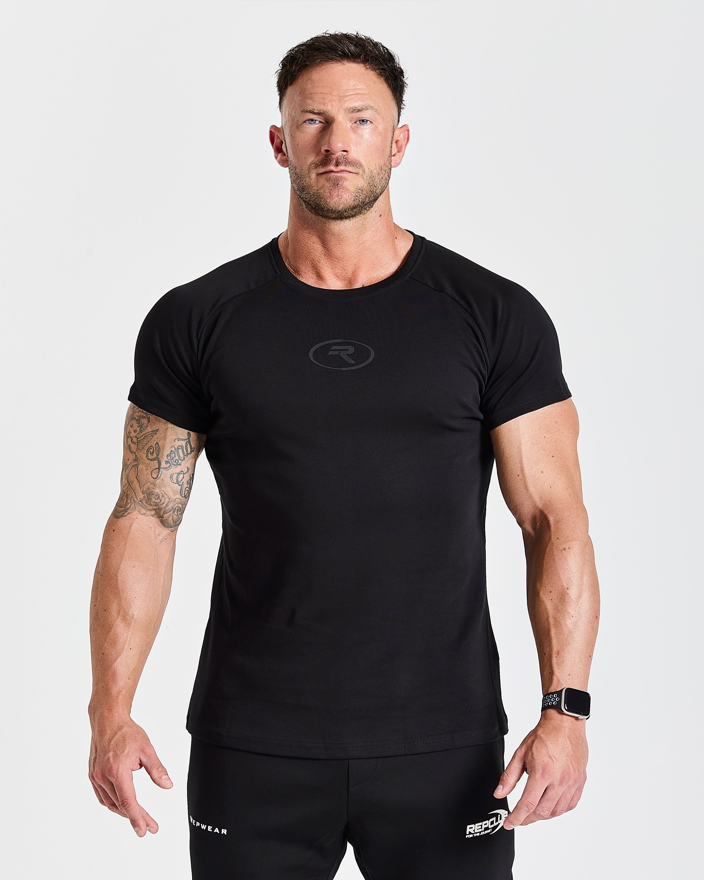 Repwear Fitness Core TShirt Black/Black