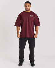 RepClub Oversized T-Shirt Maroon