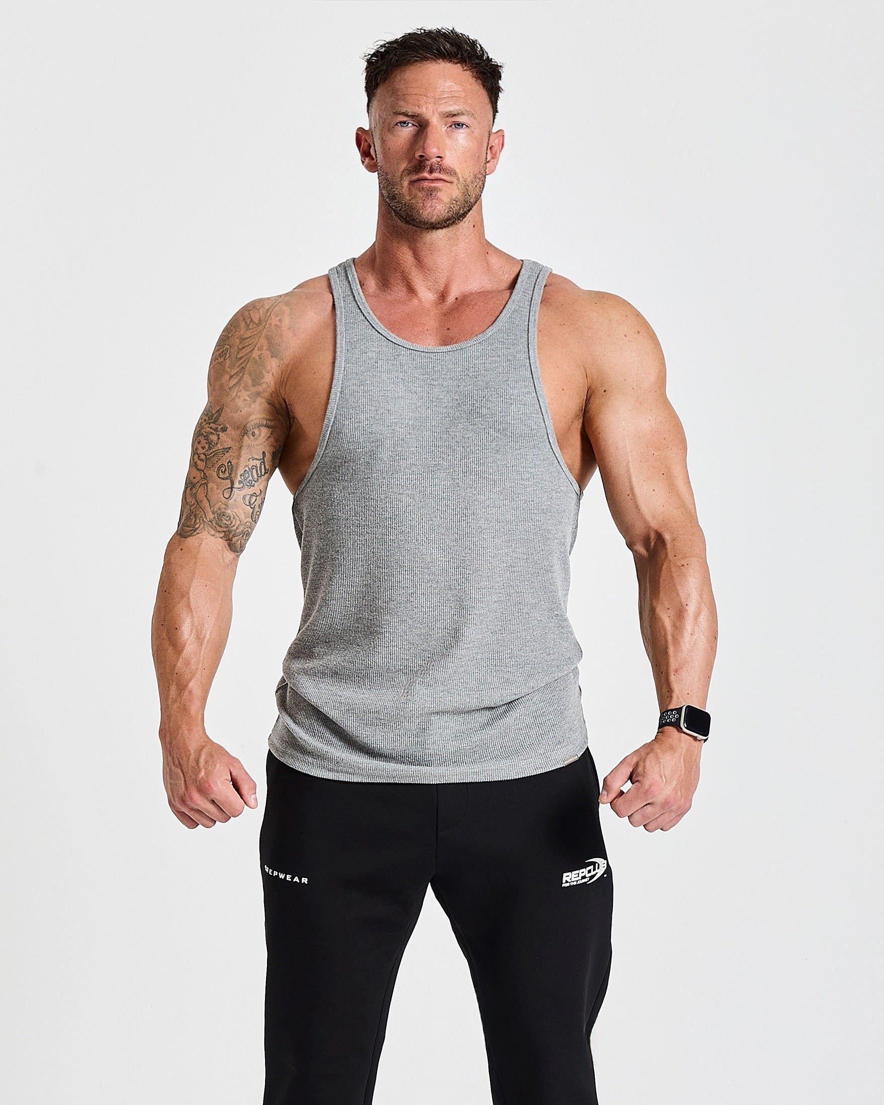 Repwear Fitness Essentials Vest Light Grey