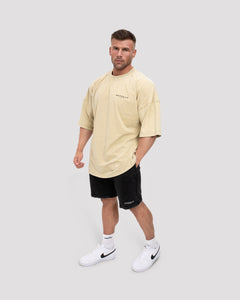 Repwear Fitness Oversized Acid Wash T-Shirt V2 Khaki