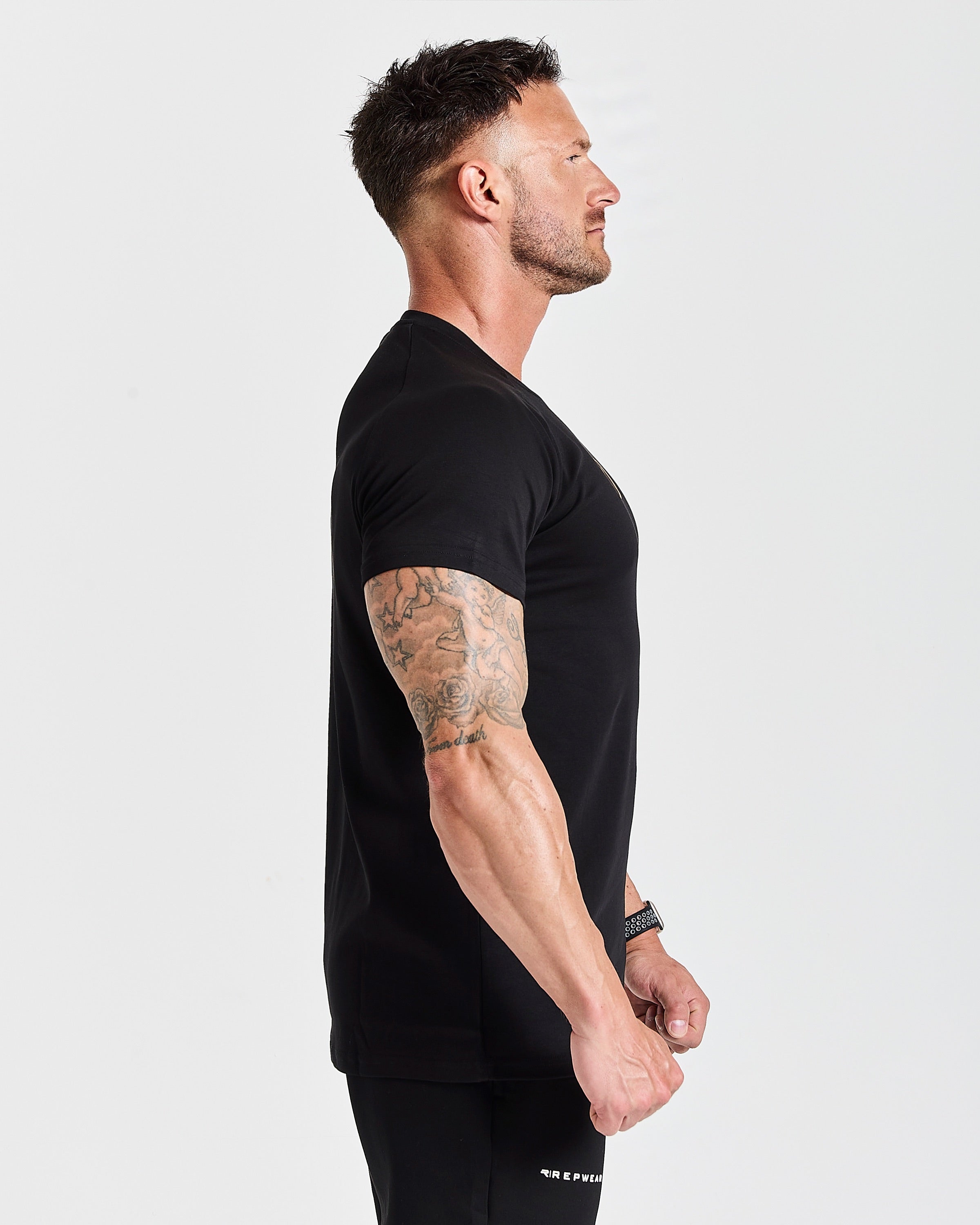Repwear Fitness Core TShirt Black/Orange
