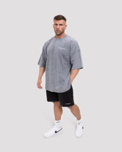 Repwear Fitness Oversized Acid Wash T-Shirt V2 Grey/Pink