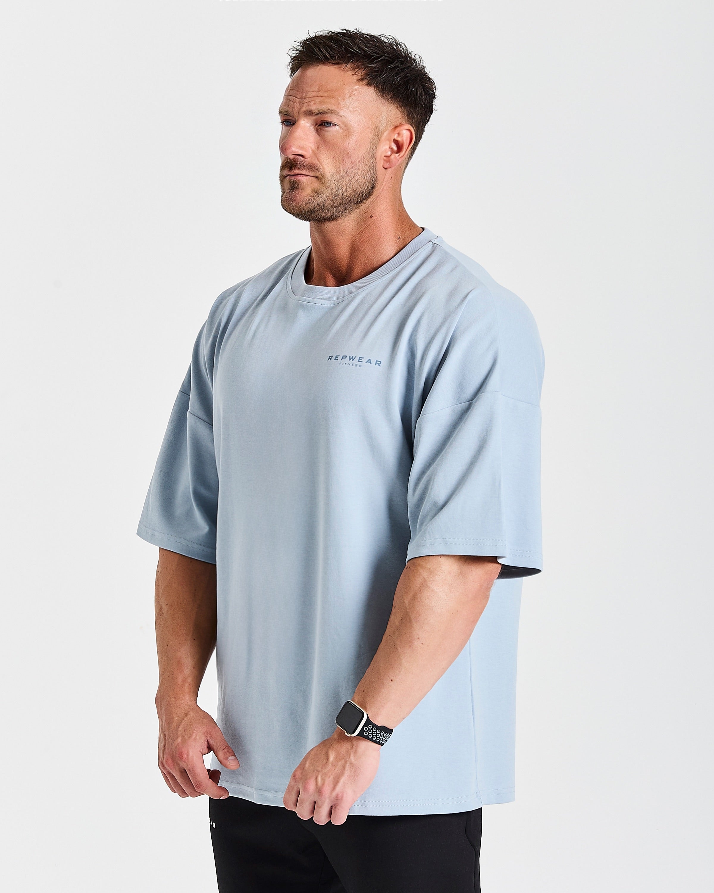 Repwear Fitness Signature V2 Oversized T-Shirt Blue