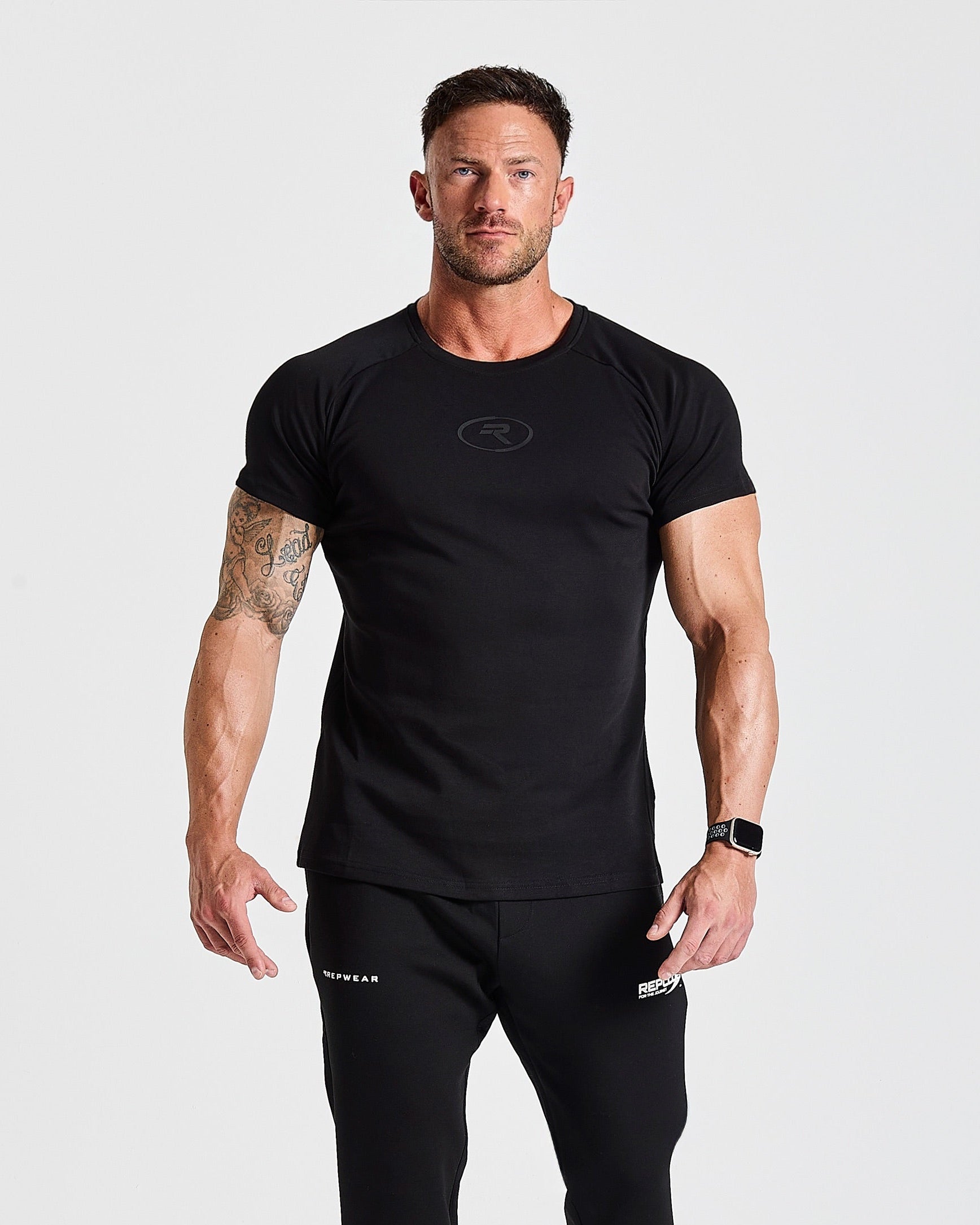 Repwear Fitness Core TShirt Black/Black