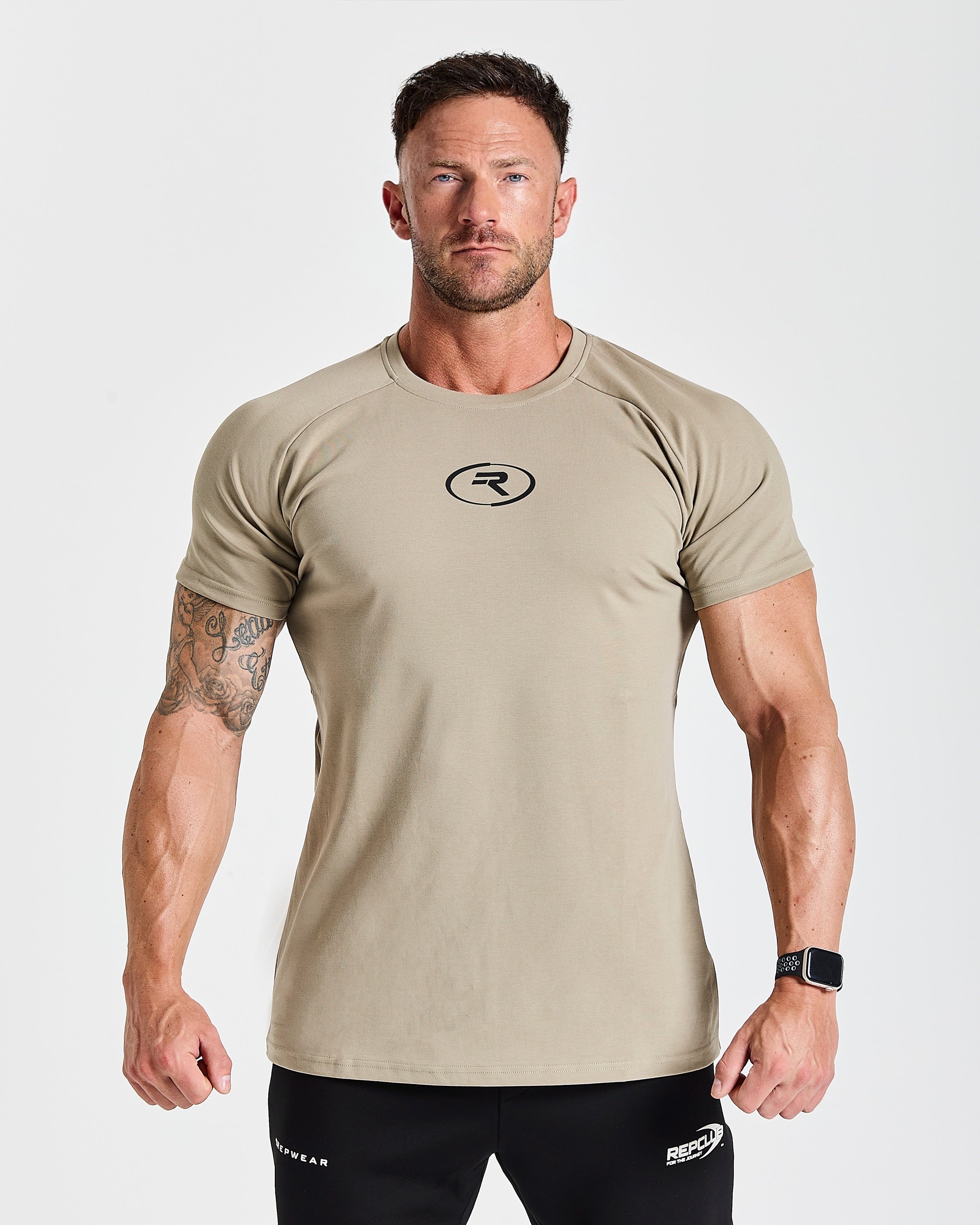 Repwear Fitness Core TShirt Khaki