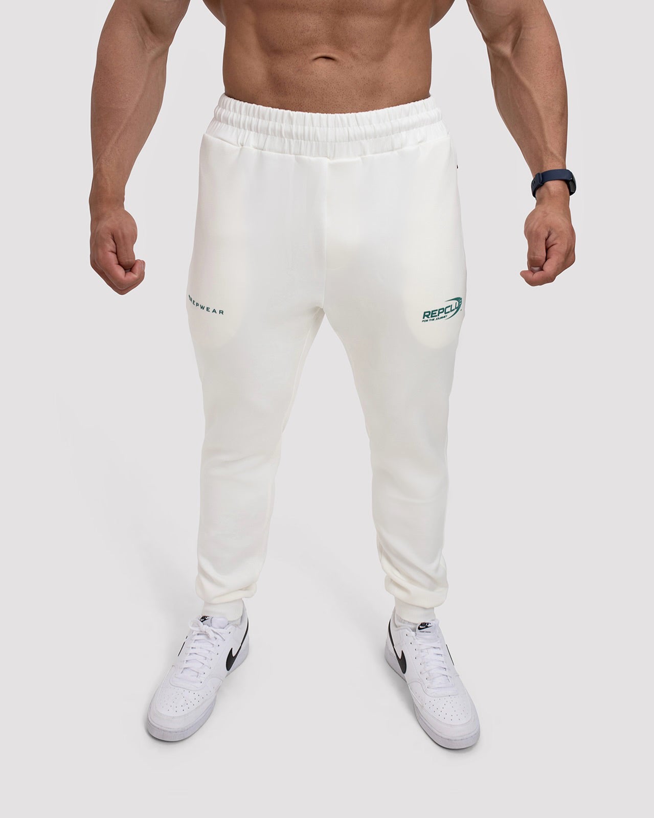 Repwear Fitness RepClub Joggers White/Asparagus