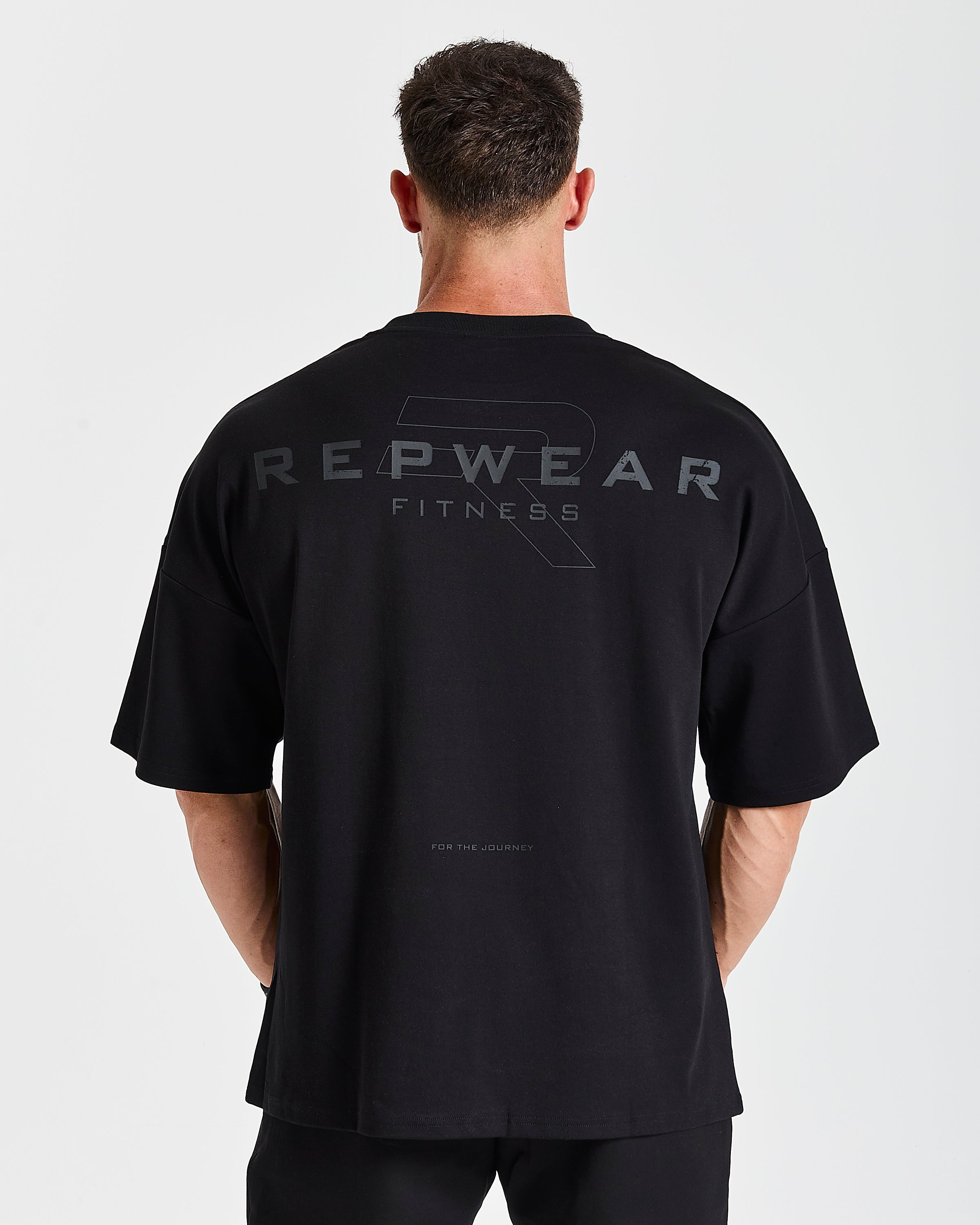 Repwear Fitness Signature V2 Oversized T-Shirt Black/Black