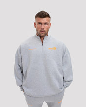 Repwear Fitness RepClub 3/4 Zip Jumper Grey/Orange