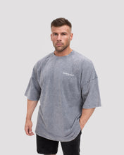 Repwear Fitness Oversized Acid Wash T-Shirt V2 Grey/Pink