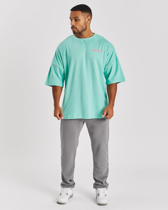 RepClub Oversized T-Shirt Teal