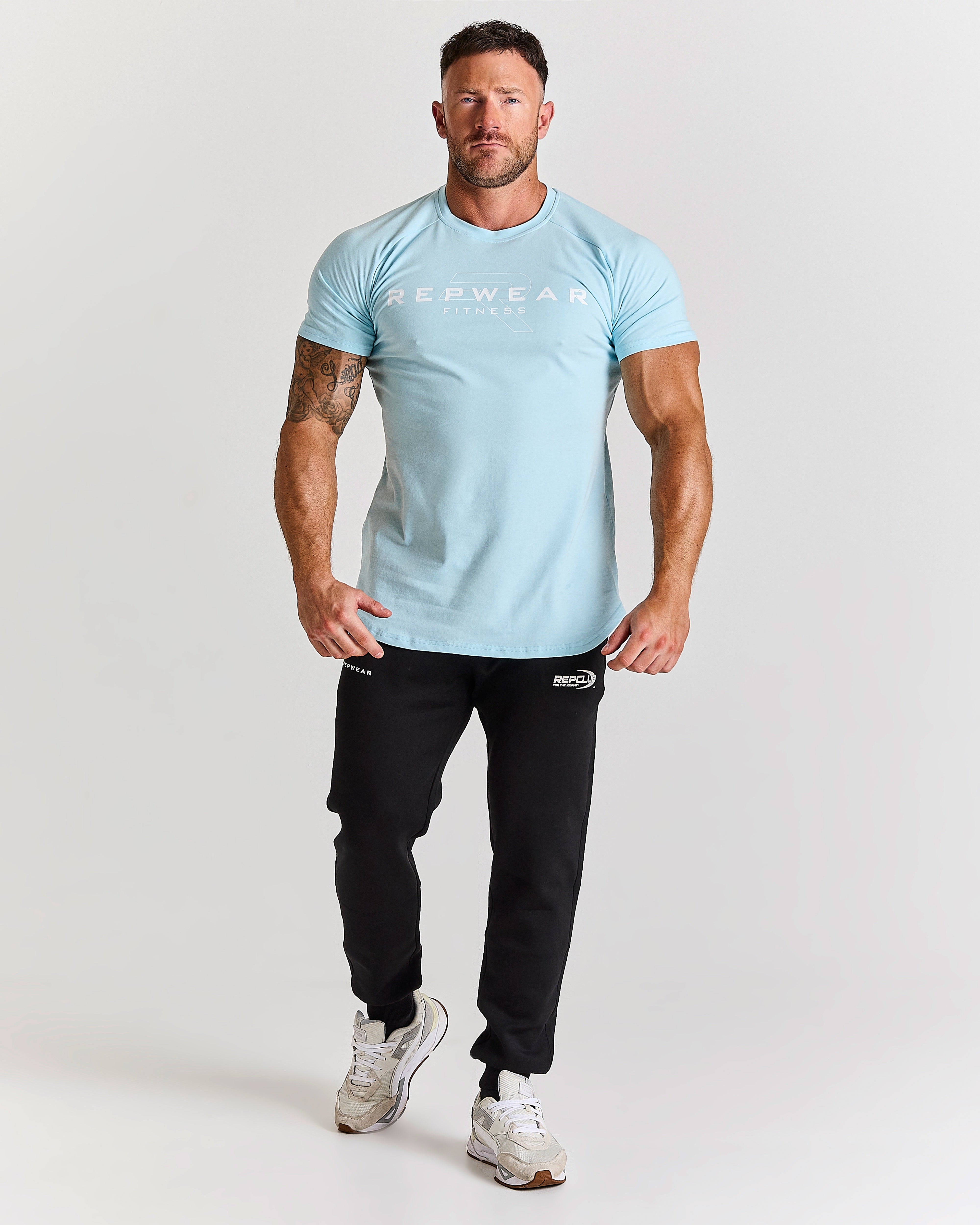 Repwear Fitness Signature V3 TShirt Sky Blue