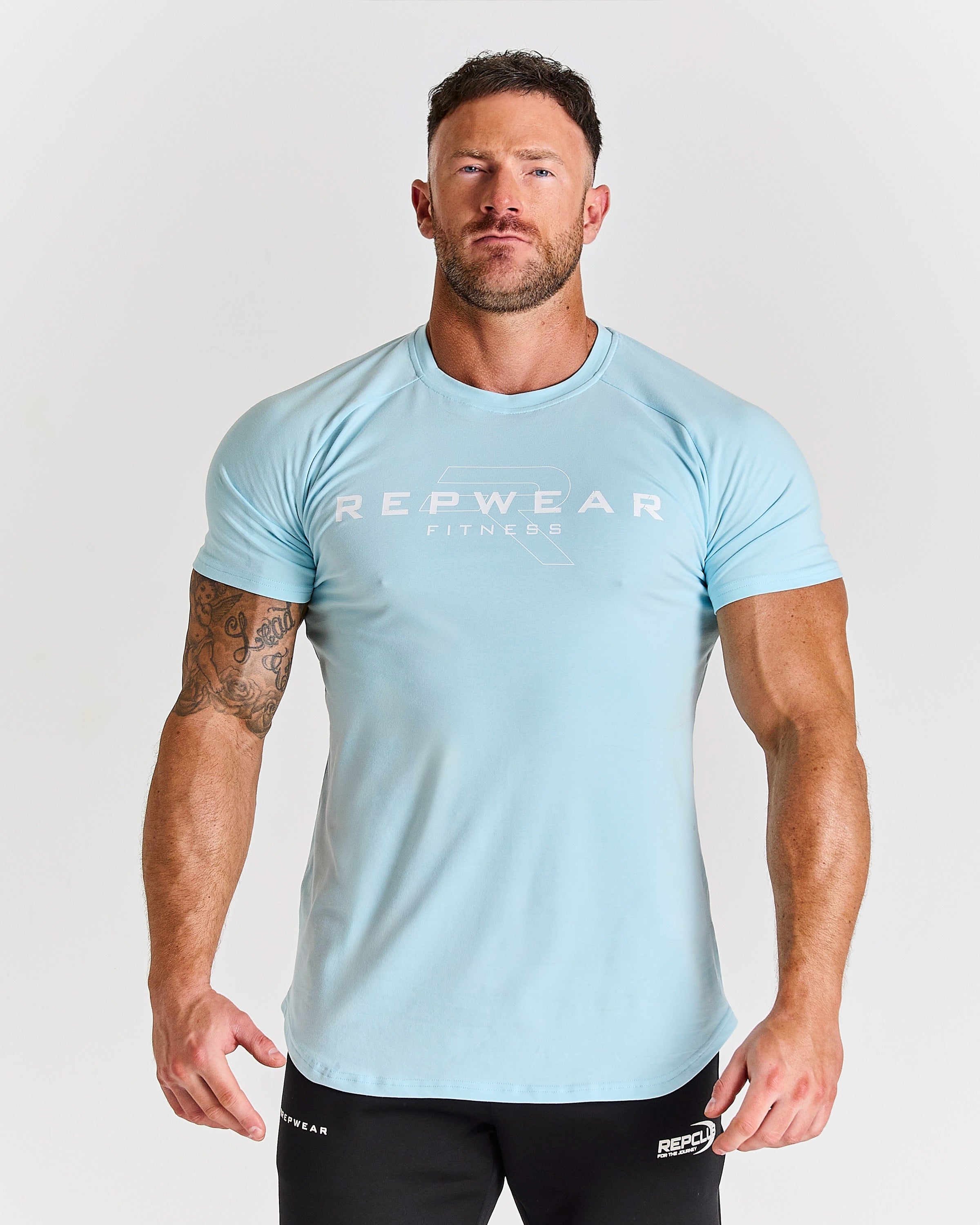 Repwear Fitness Signature V3 TShirt Sky Blue