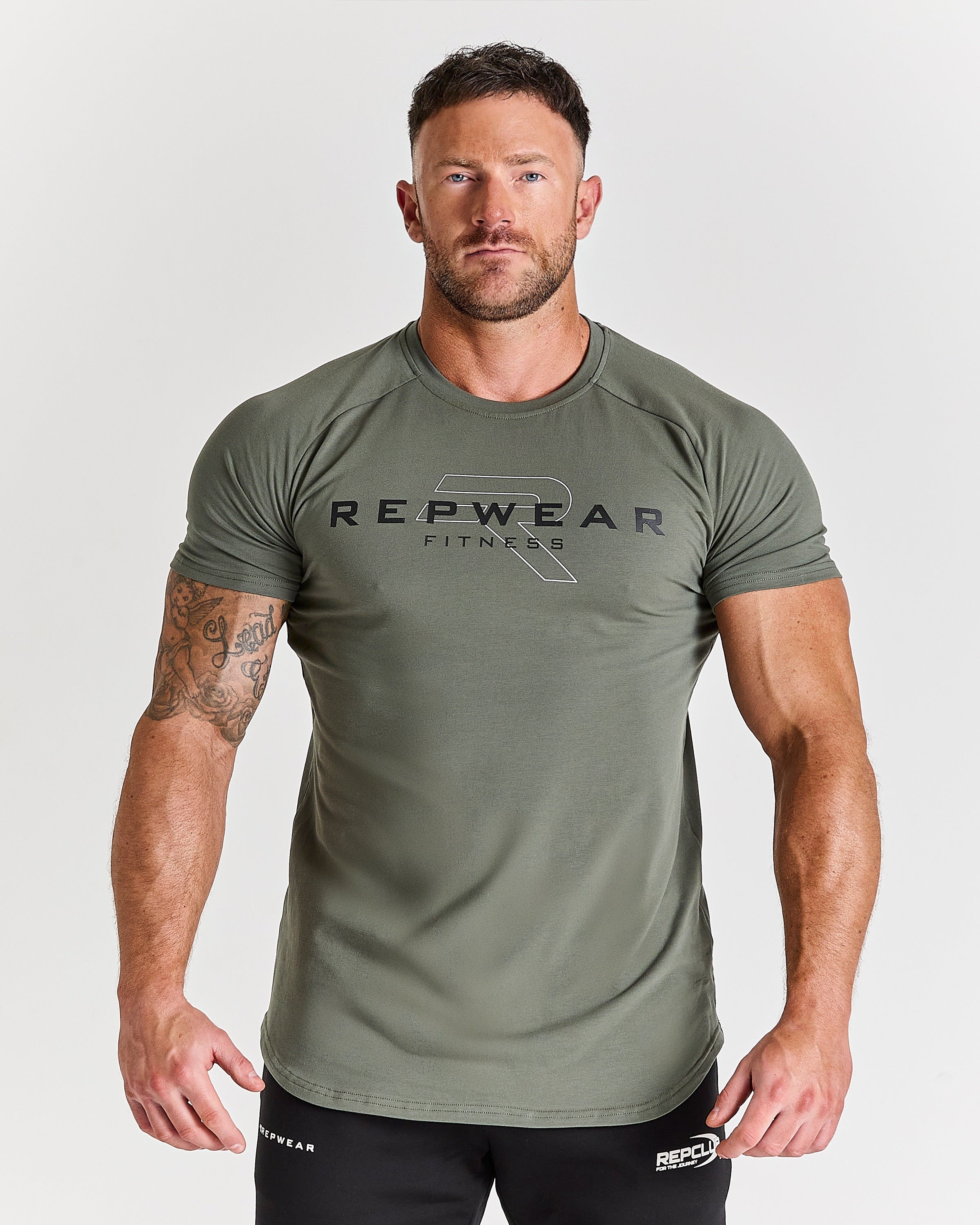Repwear Fitness Signature V3 TShirt Khaki
