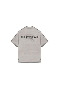 Repwear Fitness Oversized Acid Wash T-Shirt V2 Grey/Black