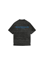 Repwear Fitness Oversized Acid Wash T-Shirt V2 Black/Blue