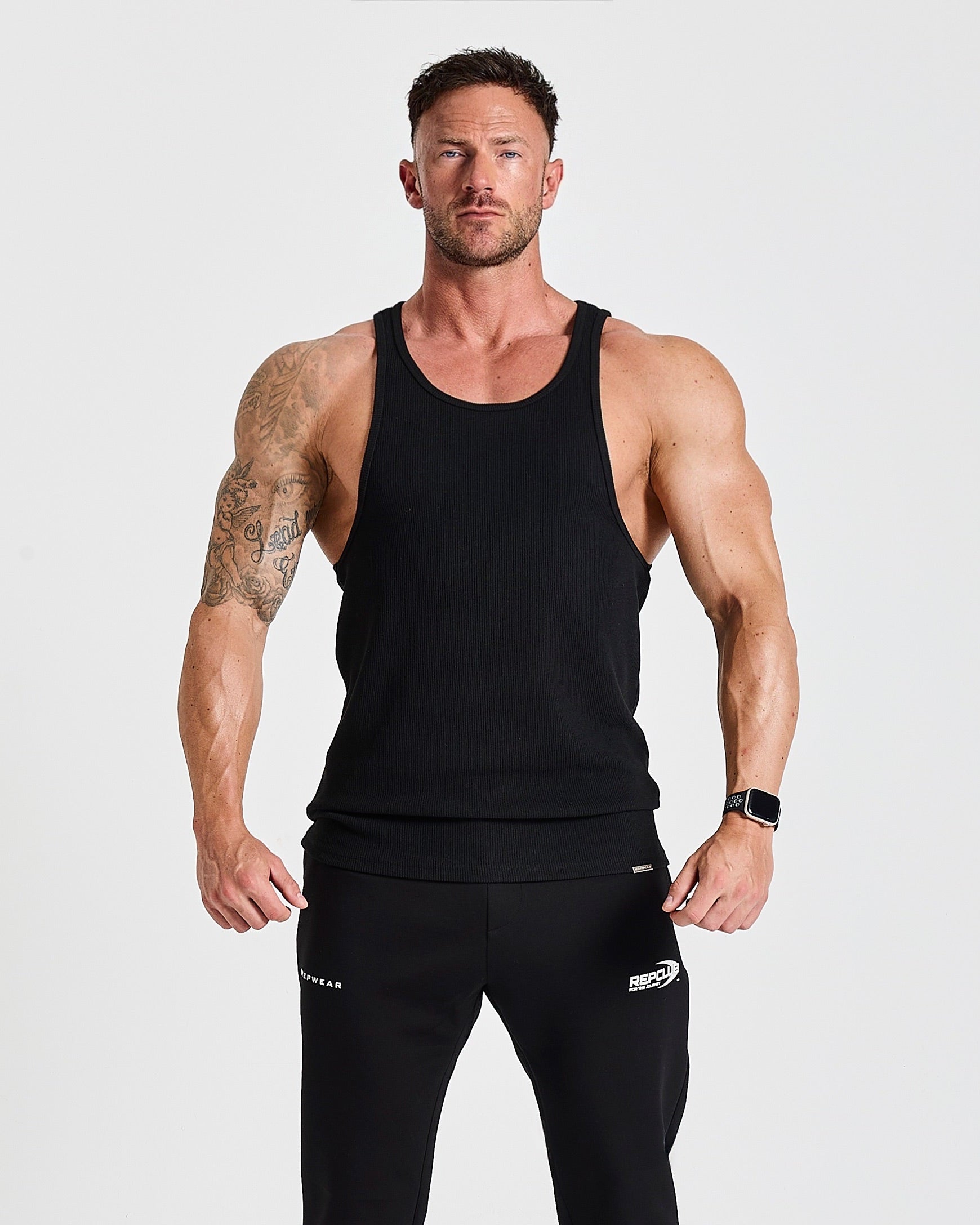 Repwear Fitness Essentials Vest Black