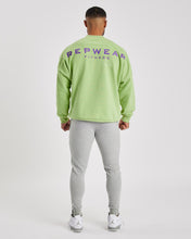 Repwear Fitness Oversized Jumper Lime Green